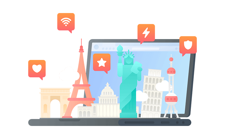 在留尼汪连接到中国的代理 - 大陆VPN